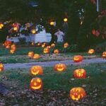 farolillos con calabazas para halloween