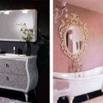 Muebles antiguos en el baño