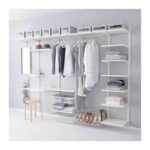 vestidor de IKEA -algot-poste-balda-gancho-triple