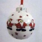 Bola de Navidad con Papá Noel