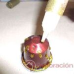 Decorar con purpurina cápsulas de Nespresso
