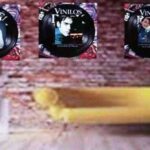 Decorar salón retro con vinilos