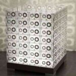 Lámpara reciclada de cintas de casette