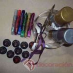 Materiales hacer adornos navidad con cápsulas Nespresso