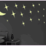 Estrellas fluorescentes para la pared de tu habitación