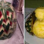 Decoración con fruta