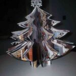 arbol de Navidad con catálogo de Ikea decorado