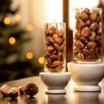 centro de mesa con frutos