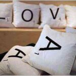 cojines con letras