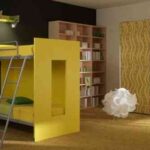 Habitación infantil amarilla