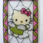 Hello Kitty. Falso Vitral.