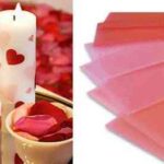 velas para San Valentín