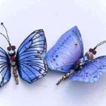 mariposa de plástico