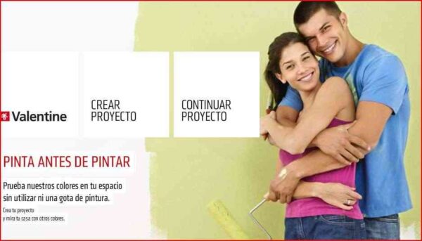 simulador de color de Valentine