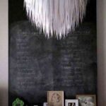 lámpara de tiras de papel