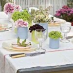 florero hecho con latas