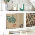 mueble con arpillera