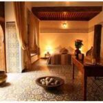 Decoración del living con estilo marroquí