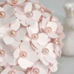 Topiario con flores de papel 4 detalles