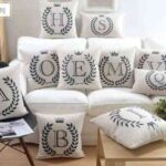 decorar cojines con letras