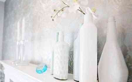 Decora tus botellas. Hermosos Floreros 1