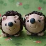 erizos hechos a mano