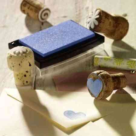 Decorando con corchos 2 sellos