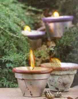 Hermosas Velas para macetas 2 Hermosas Velas para macetas 2