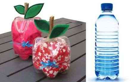 Recicla tus Botellas. Manzana con Golosinas