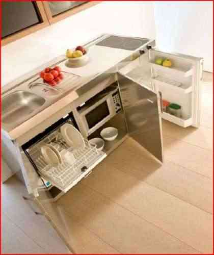 Cocinas compactas, la solución ideal para pequeños espacios Cocina diseño Funcionales de mueble
