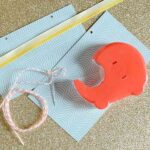 Manualidad de Navidad – farolillos de papel – materiales necesarios