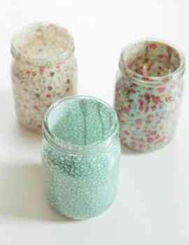 Originales botes de cristal para decorar 1 botes de cristal