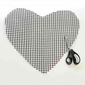 Cómo hacer una romántica alfombra con forma de corazón 2 corazón