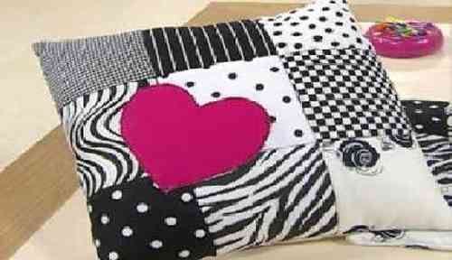 Decorar con patchwork 2 cojín