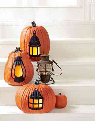 Decora con calabazas: ¡36 ideas realmente creativas! Clasicas creativo Escalera