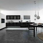 Decoración de cocinas en negro y blanco 3