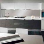 Decoración de cocinas en negro y blanco 4