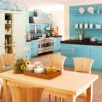 Cocinas ultramodernas en celeste 5 Cocinas ultramodernas en celeste 4