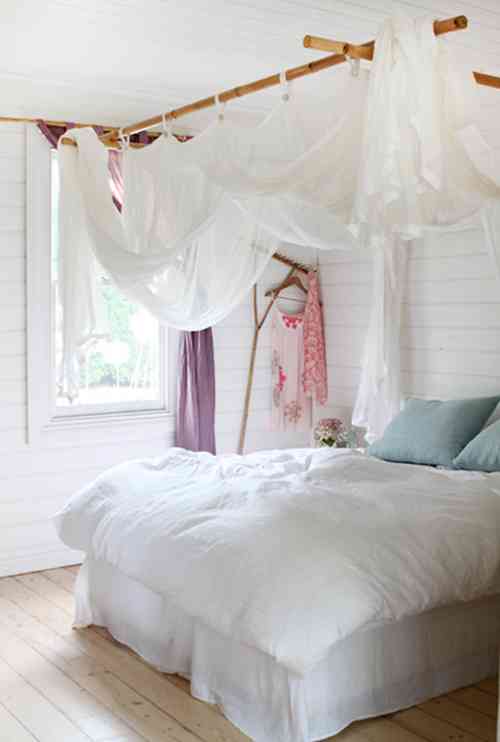 Cómo añadir un 'toque' romántico al dormitorio 1 cortinas