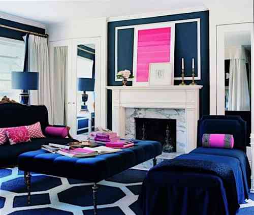 Rosa y Azul. Colores para decorar 3