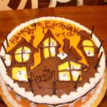 tarta decorada de halloween