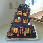 tarta decorada halloween