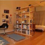 dormitorio con librera