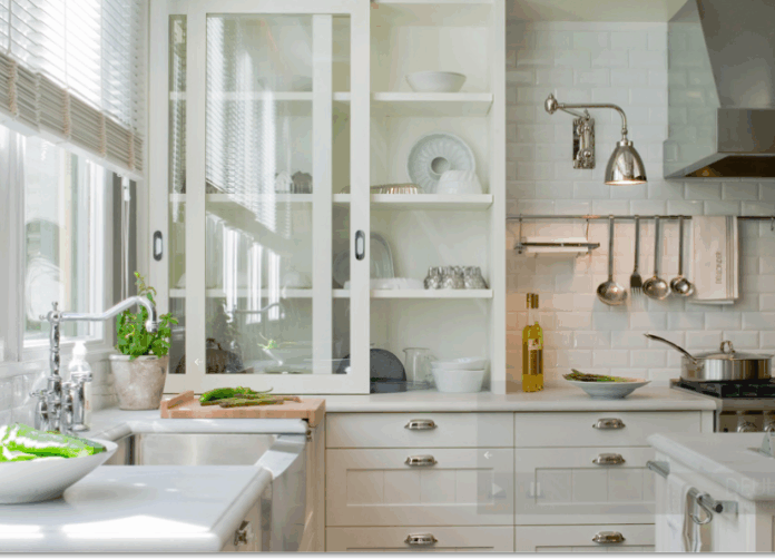 cocinas decoradas en blanco