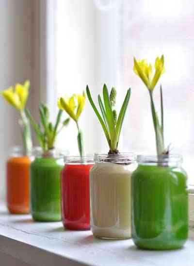 Pinta tus floreros de cristal 1 Pinta tus floreros de cristal 1