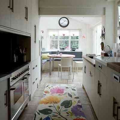 decorar cocina con alfombra