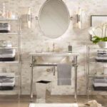 decoracion de un baño victoriano