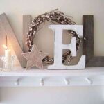 decorar con letras en relieve