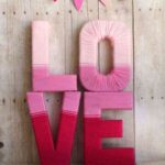 decorar con letras en relieve