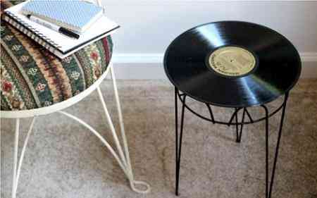 Haz asientos con discos de vinilo 1 asiento disco de vinilo